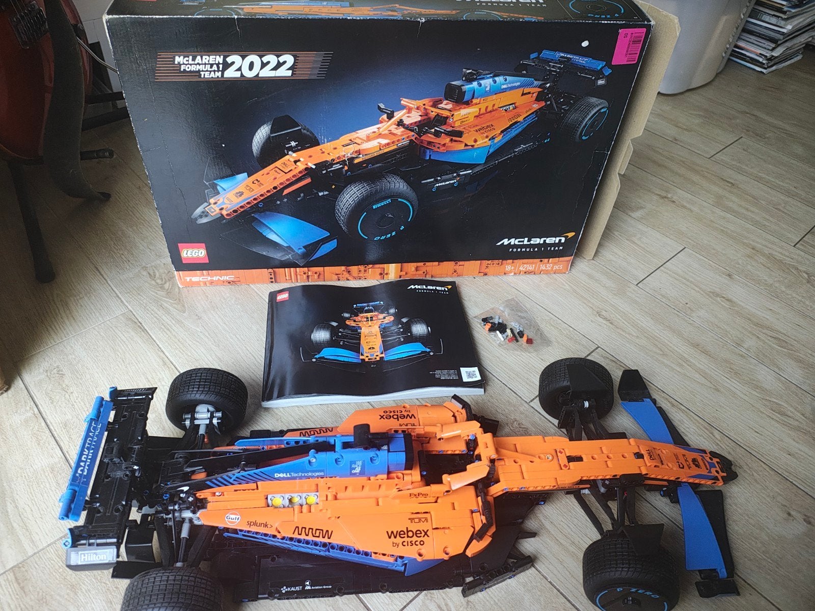 Lego Technic 42141 McLaren F1 - Pirelli, Kinderen en Baby's, Verzenden, Gebruikt