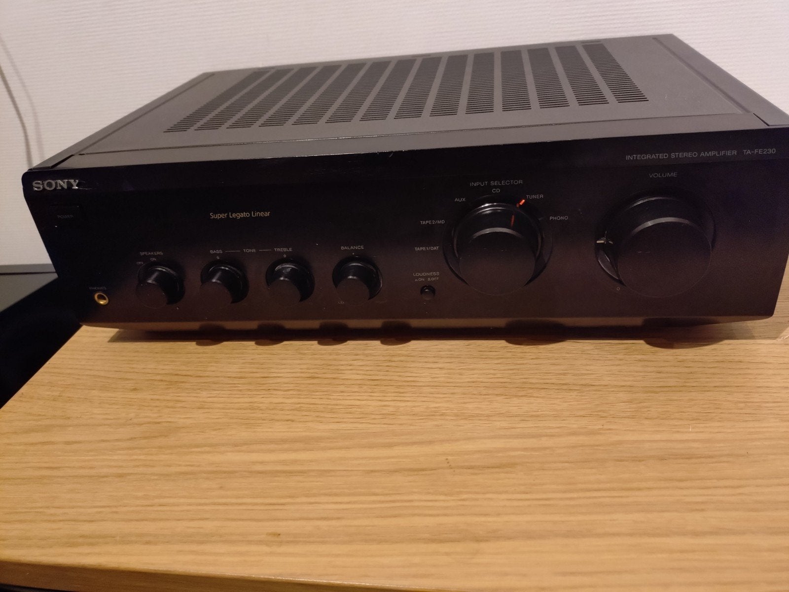 Sony TA–FE320 stereo versterker, Ophalen