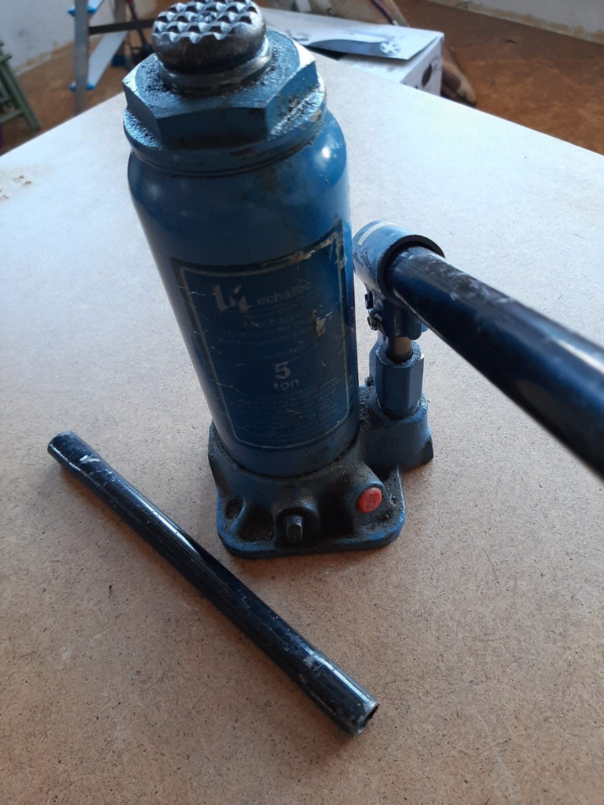 Hydraulische Krik / Vijzel, Ophalen, Gebruikt, Hydraulisch, Potkrik