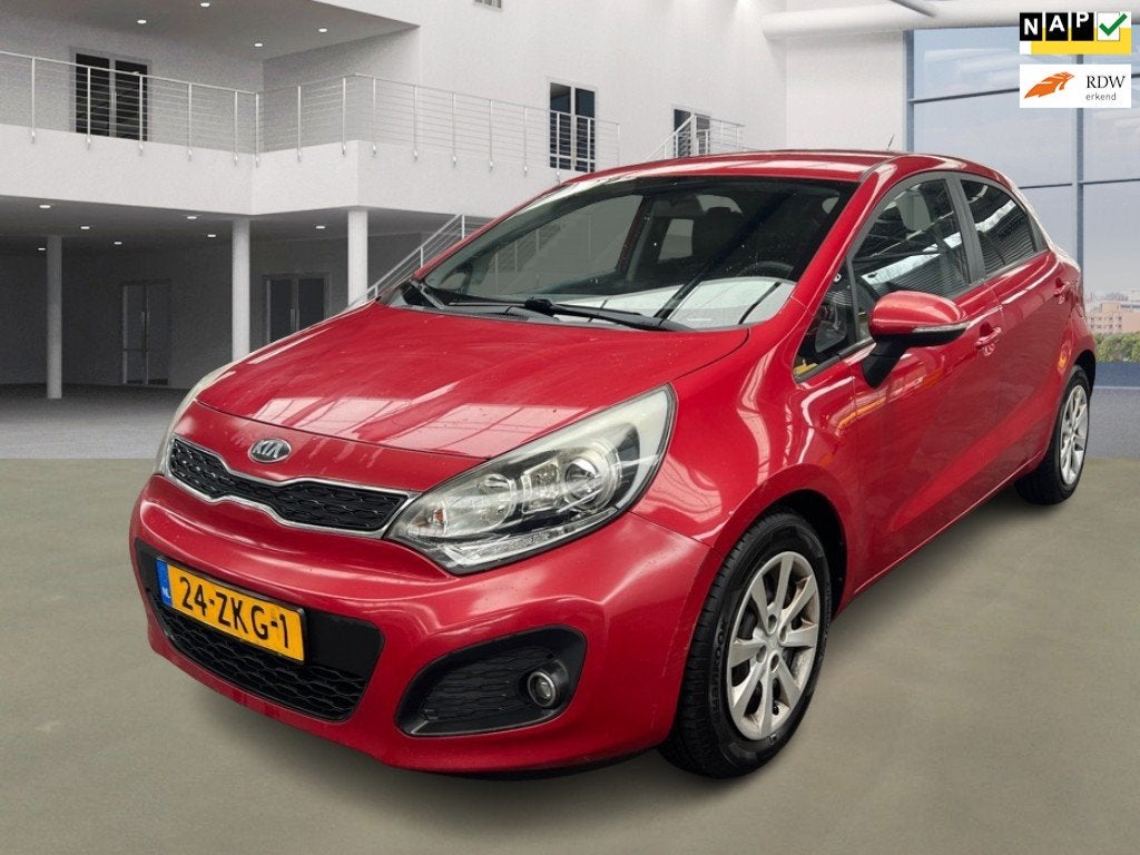 Kia Rio 1.2 CVVT Plus Pack, Auto's, Euro 5, 4 cilinders, Origineel Nederlands, Bedrijf