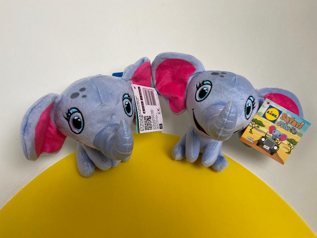 567 Lidl olifant olifantje Olivia, Ophalen of Verzenden, Zo goed als nieuw, Olifant
