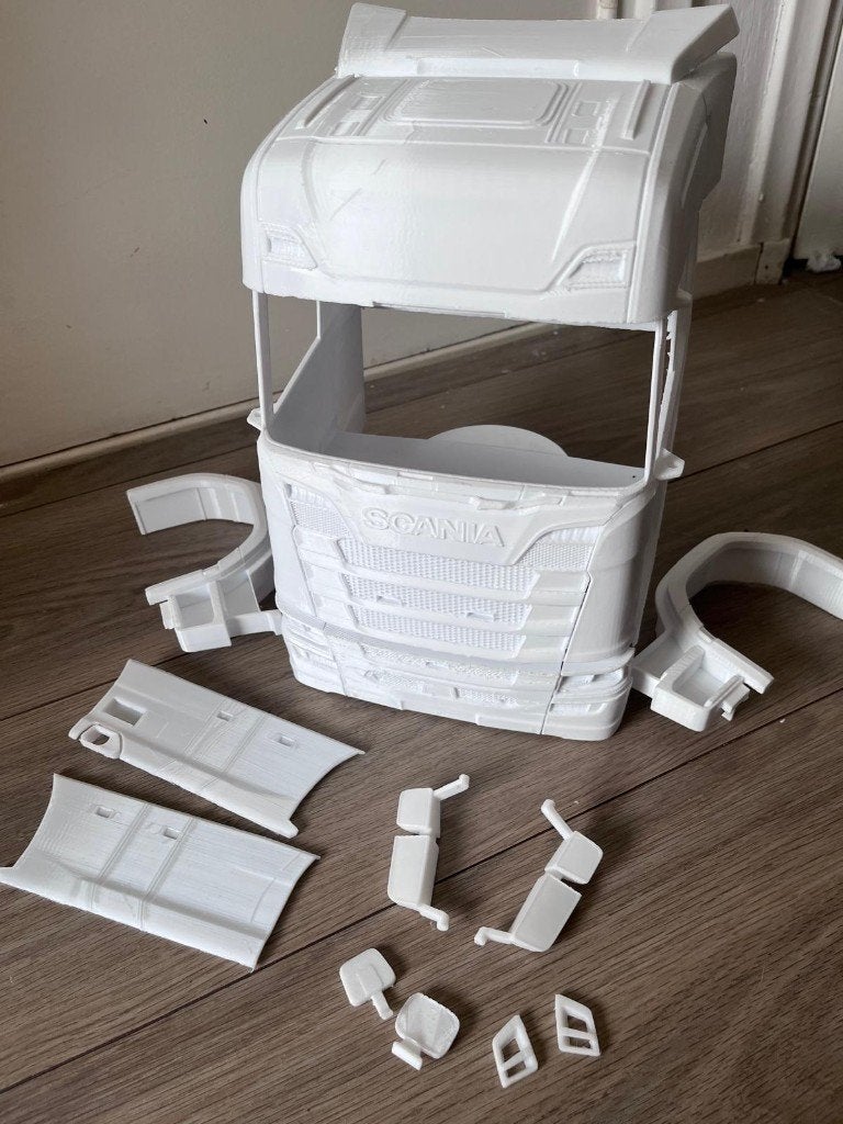 1:14 RC Scania Next Gen Cabine Rc Project, Groter dan 1:32, Nieuw, Ophalen of Verzenden, Truck