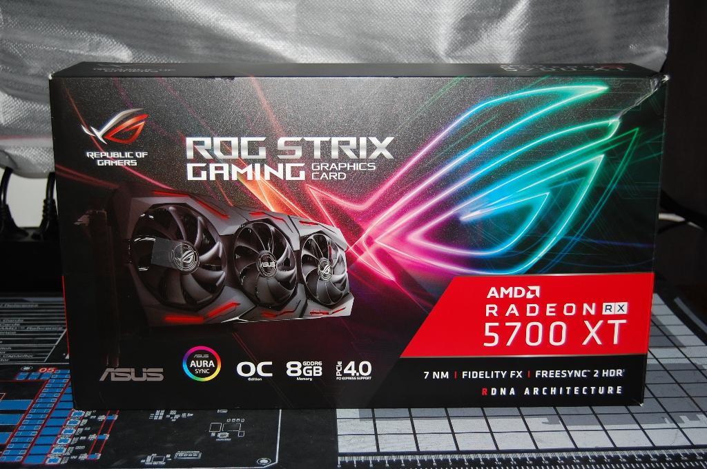 Asus ROG Strix Radeon RX 5700 XT OC (8GB), Gebruikt, AMD, GDDR6, PCI-Express 4