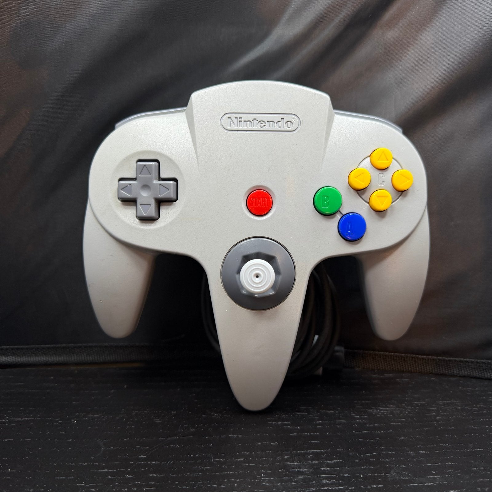 Originele Nintendo 64 N64 Controller Grijs, S, Ophalen of Verzenden, Zo goed als nieuw, D