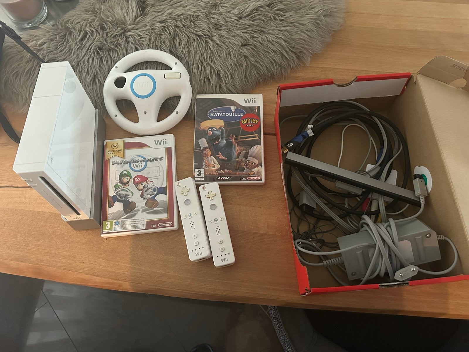 Wii Console Bundel met Games en Accessoires, Ophalen, Gebruikt, Met 2 controllers, Met games