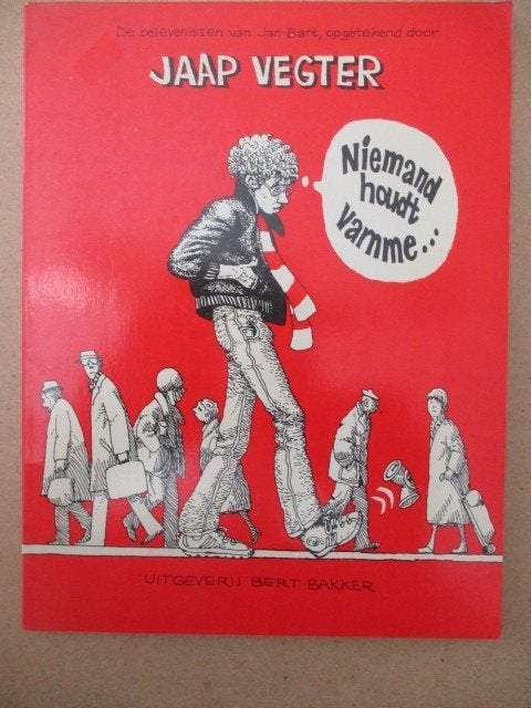 ad000581 jaap vegter - niemand houdt vamme, Eén stripboek, Ophalen, Gelezen