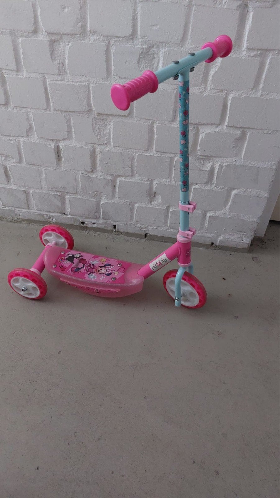 Minnie Mouse stepje voor kinderen, Fietsen en Brommers, Steps, Ophalen, Gebruikt, Gewone step, Minnie Mouse