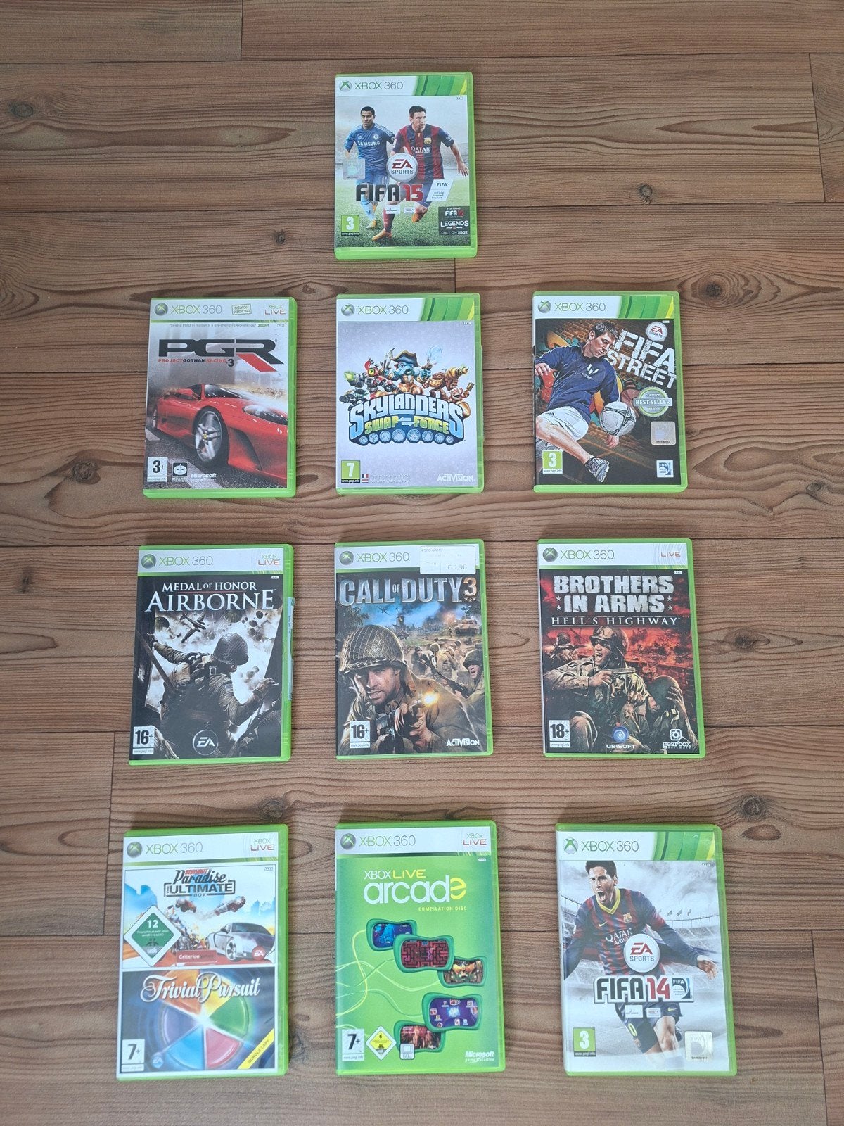 XBOX 360 verschillende spellen, 3 spelers of meer, Ophalen, Zo goed als nieuw