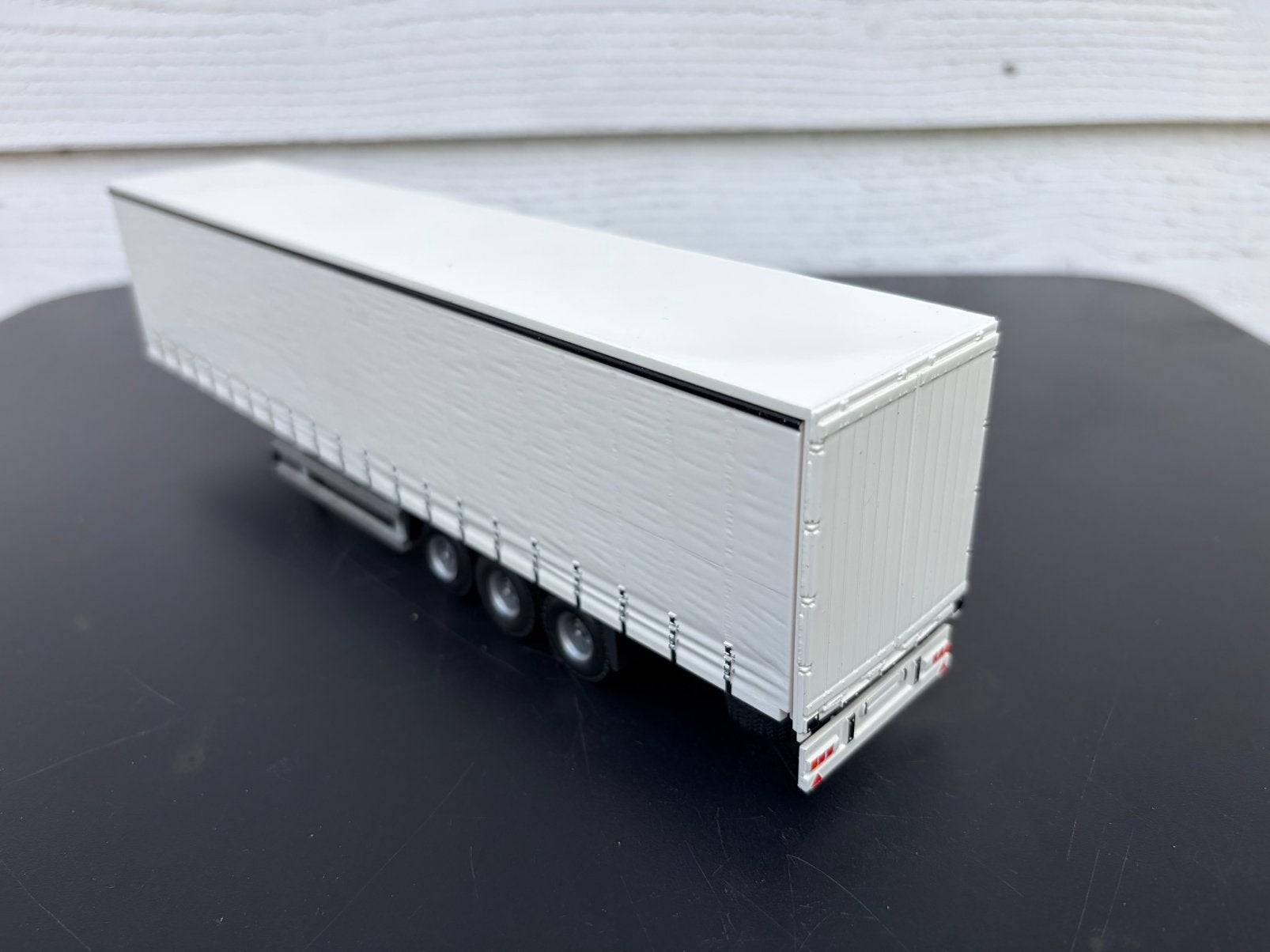 TEKNO WHITE LINE OPLEGGER, Hobby en Vrije tijd, Modelauto's | 1:50, Ophalen of Verzenden, Zo goed als nieuw, Bus of Vrachtwagen