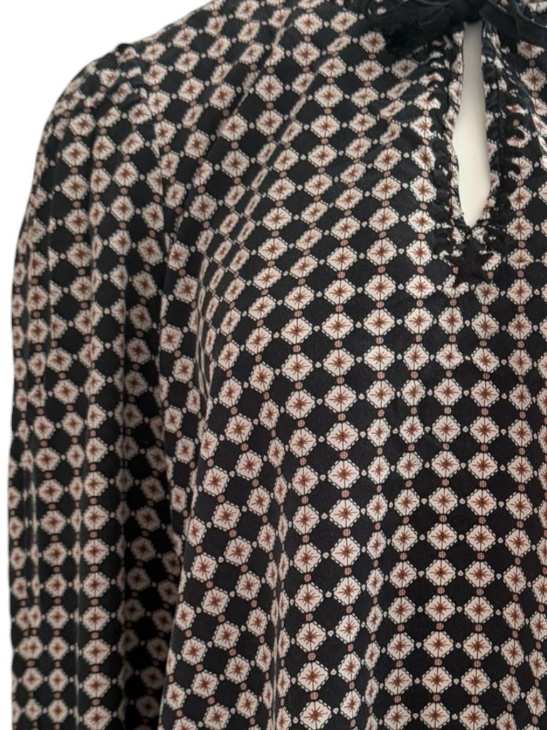 Sack's shirt lange mouw L, Kleding | Dames, Zwart, Ophalen of Verzenden, Zo goed als nieuw, Lange mouw