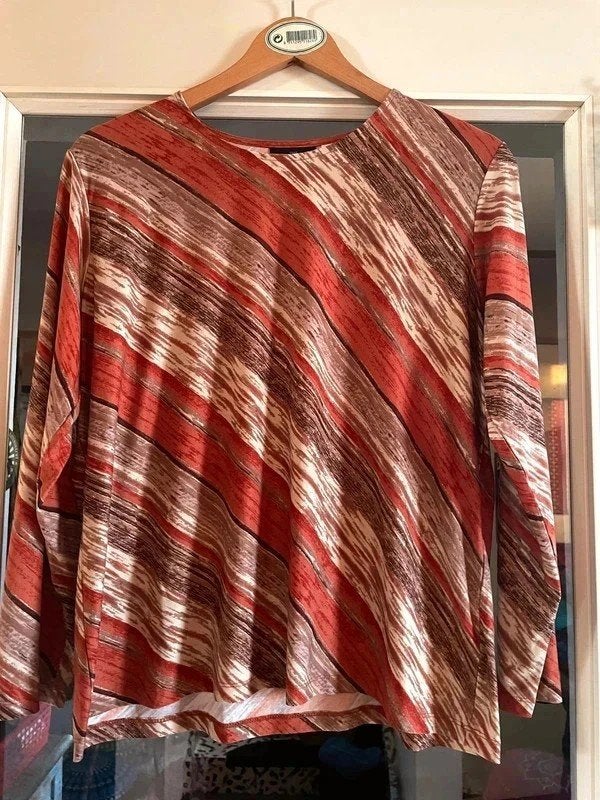 Jaren 70style streepjes tuniek van Sixth Sense L nu 15,99€, Kleding | Dames, Maat 38/40 (M), Overige kleuren, Nieuw, Ophalen of Verzenden