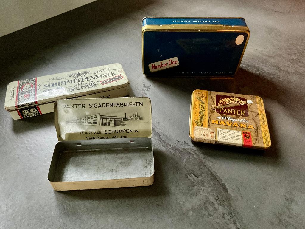 Sigarendoosjes/Schimmelpenninck/erven van nelle, Ophalen of Verzenden, Gebruikt, Overige typen
