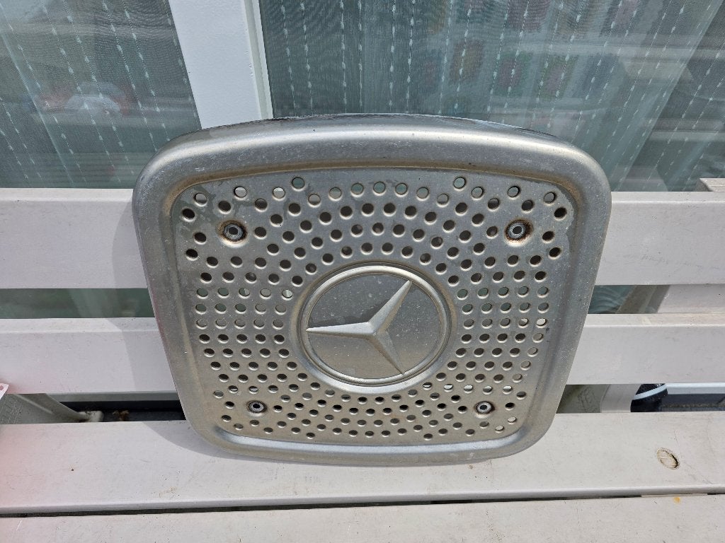 tk:Metalen Rooster Decoratie / Verzamelobject :Mercedes-Benz, Ophalen of Verzenden, Gebruikt