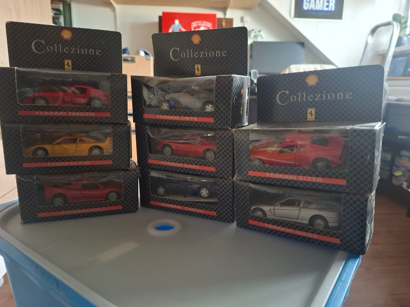 Shell Collezione Ferrari modelauto's - Complete set, Hobby en Vrije tijd, Ophalen of Verzenden, Nieuw, 1:5 t/m 1:8, Onderdeel