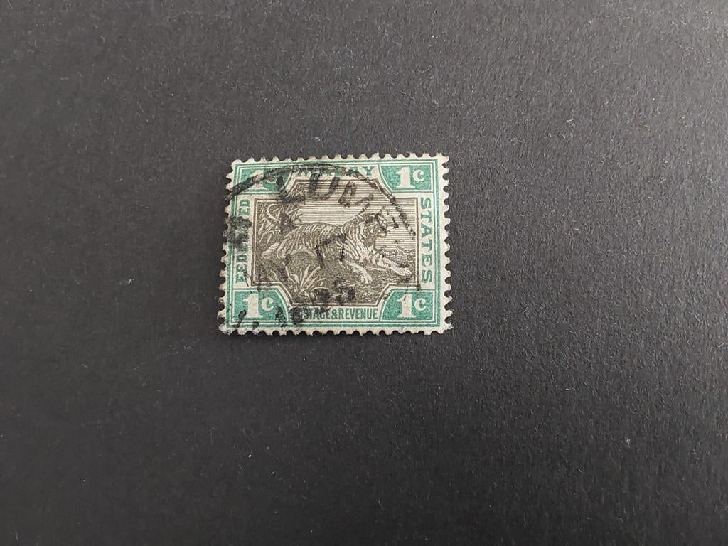 Malay Federated States, SG 15a, Verzenden, Gestempeld