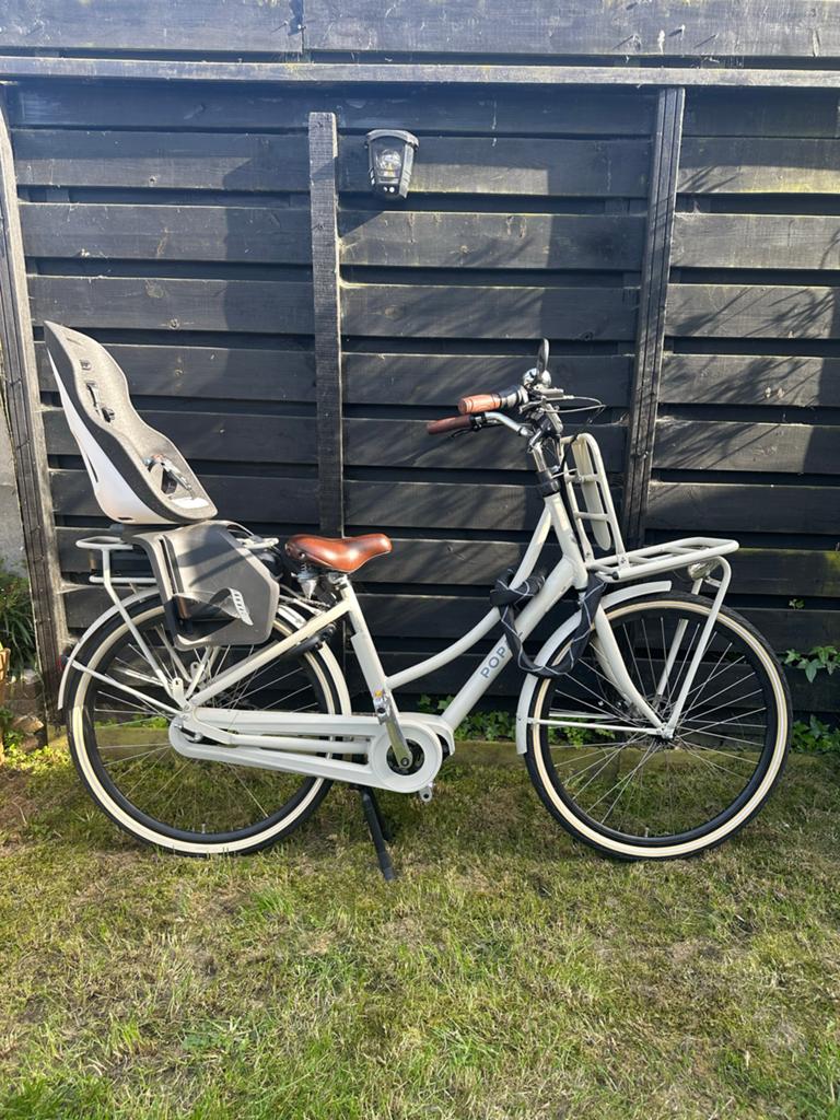 Popal Daily Dutch Prestige-E elektrische Transportfiets, Zo goed als nieuw, 47 tot 51 cm, 30 tot 50 km per accu, Ophalen