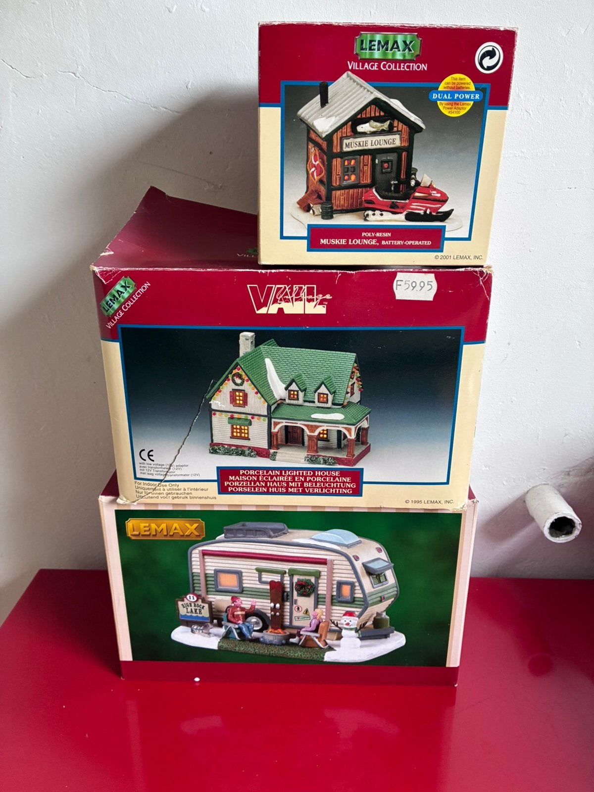 Kerstdorp alles in 1 koop, Ophalen of Verzenden, Gebruikt