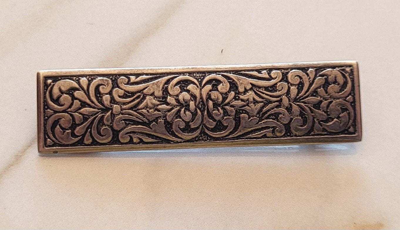 Vintage Zilveren Broche 800, 50 x 12 mm, Verzenden, Zilver, Zilver