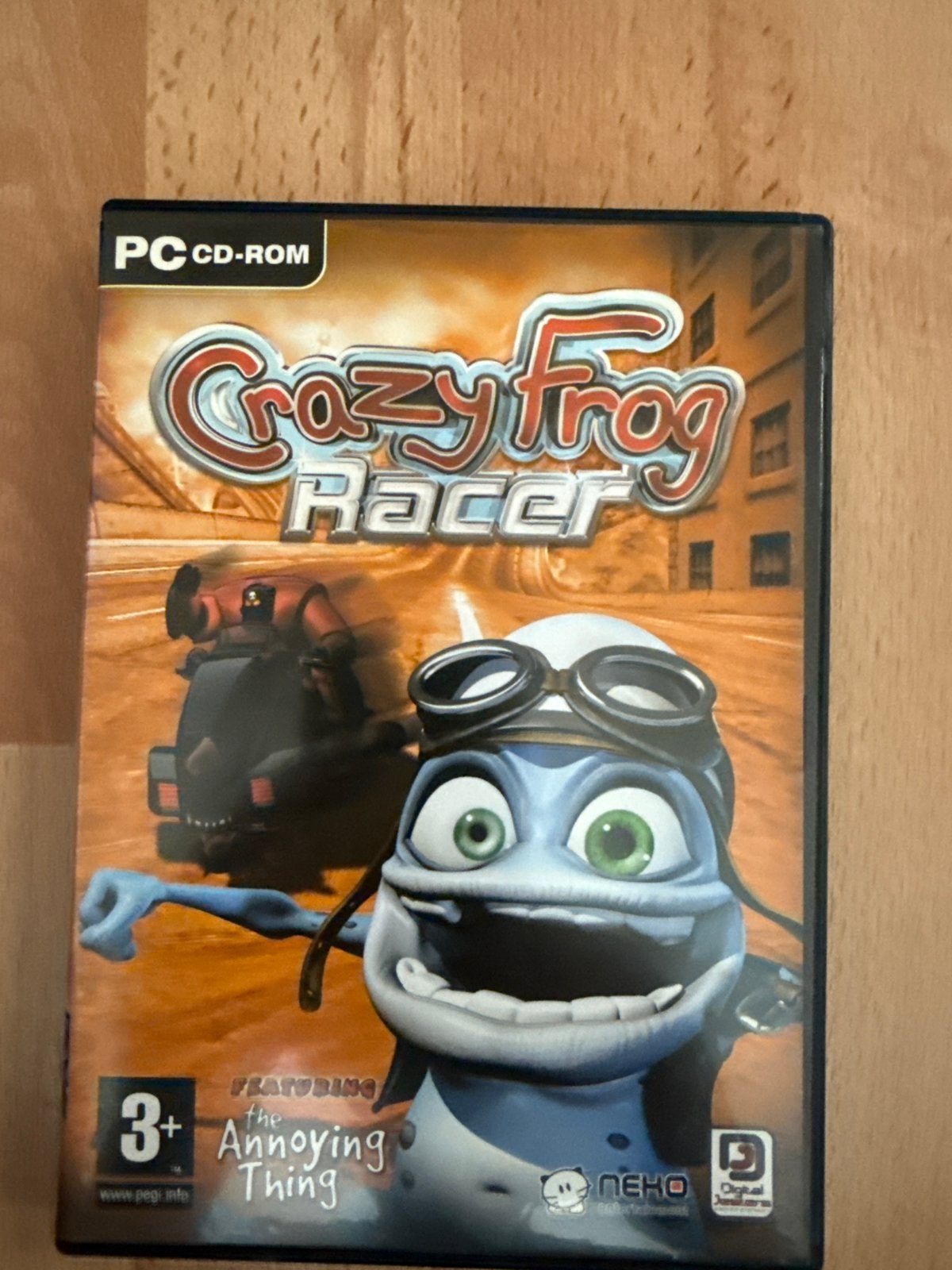 Crazy Frog Racer PC CD-ROM - Race met The Annoying Thing!, Gebruikt, Racen en Vliegen, Eén computer, Ophalen of Verzenden