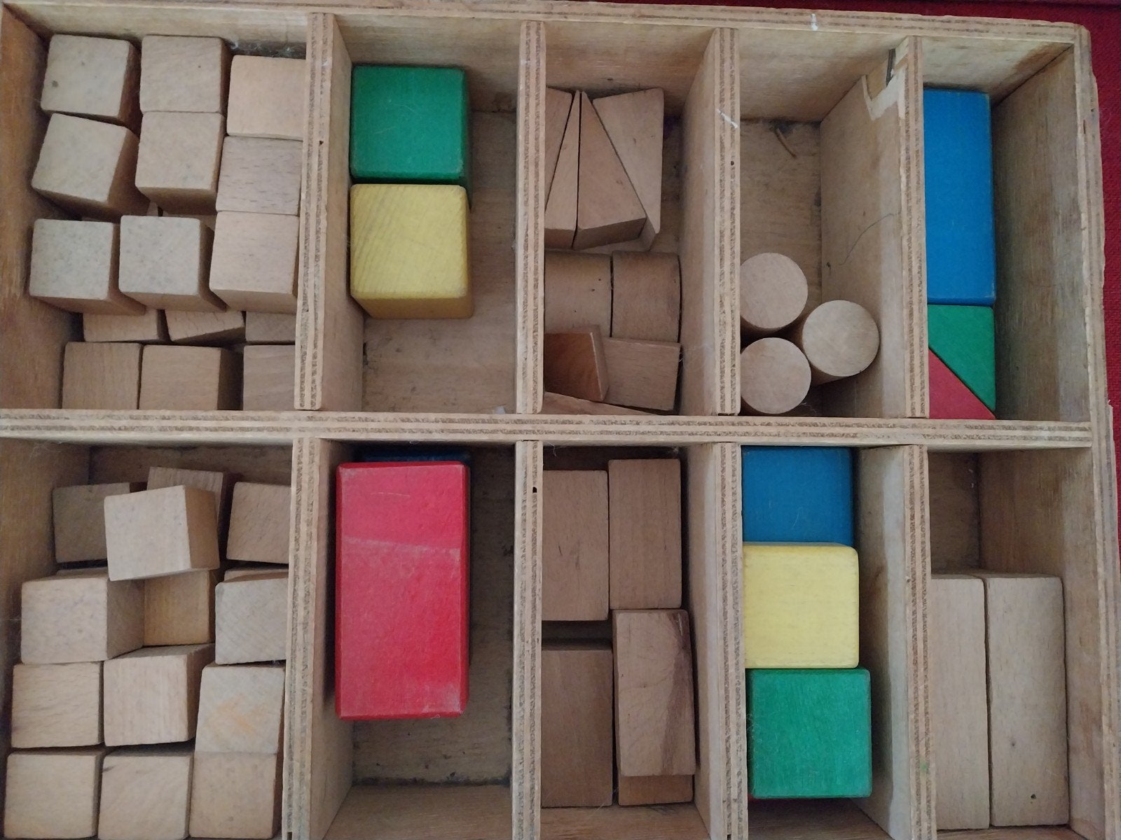 Houten Blokkendoos van Tante Brocante, Ophalen of Verzenden