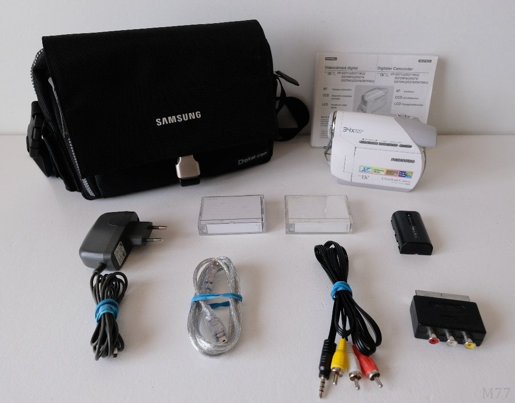 Samsung VP-D372WH MiniDV Camcorder, Mini dv, Gebruikt, 20x of meer, Ophalen of Verzenden