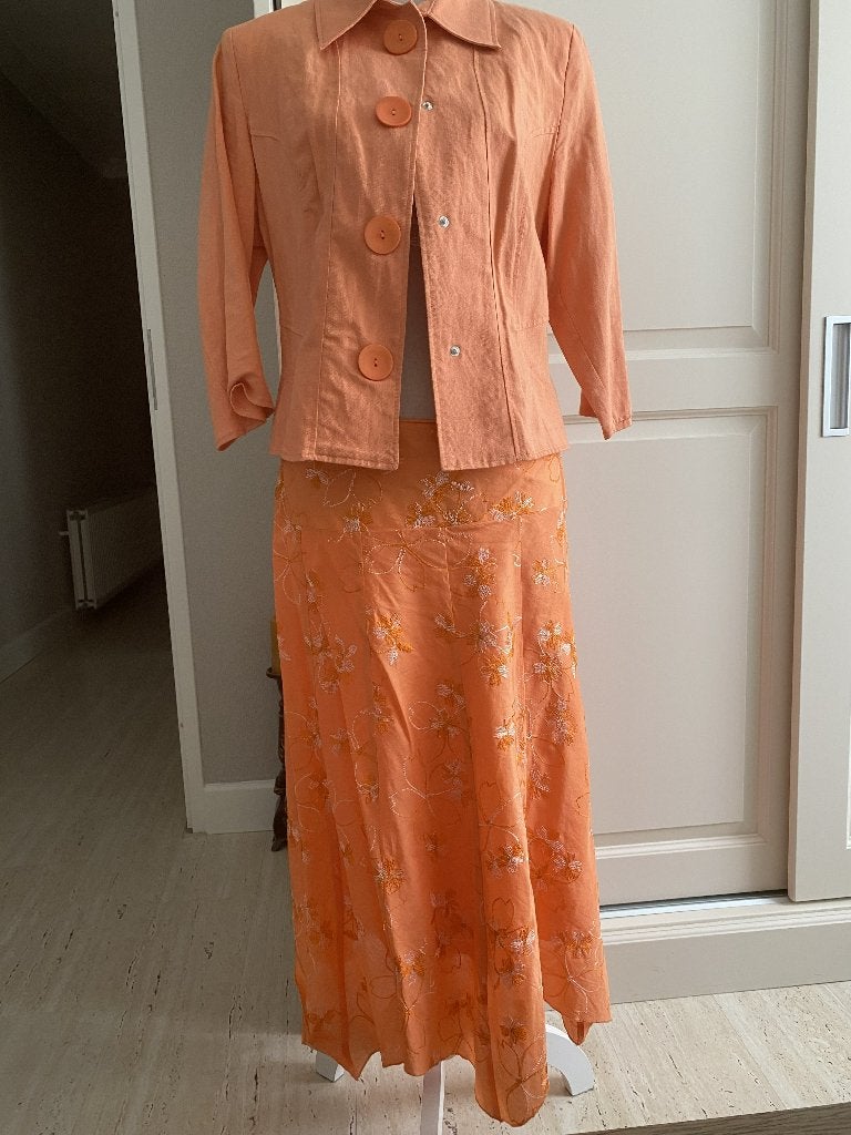 Rok Oranje Maat 40 Miss Etam, Maat 38/40 (M), Oranje, Ophalen of Verzenden, Zo goed als nieuw