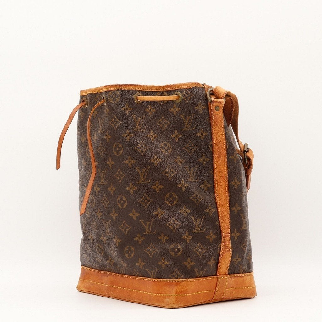 Louis Vuitton Noé leer 26x34x19 cm handtas, Verzenden, Gebruikt, Bruin, Handtas