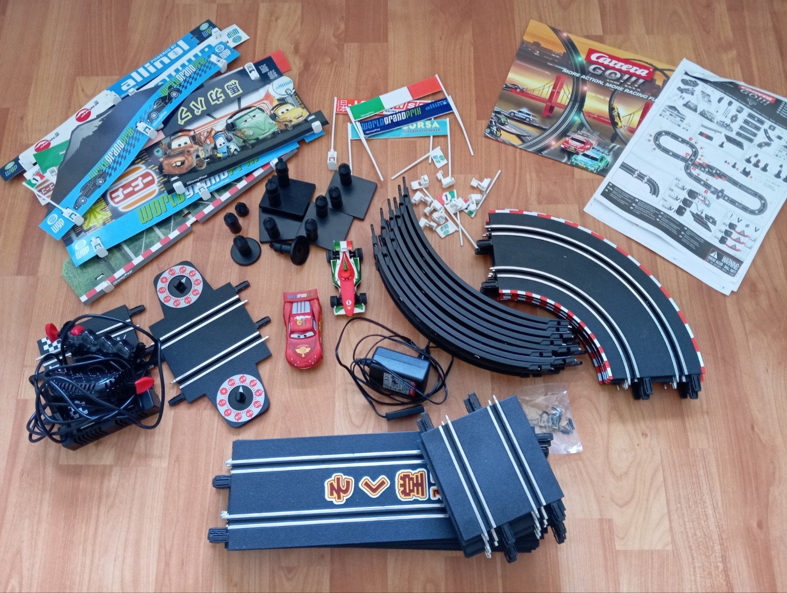 Carrera Go! Racebaan met Lightning McQueen & Francesco, Carrera, Ophalen of Verzenden, Elektrisch, Racebaan