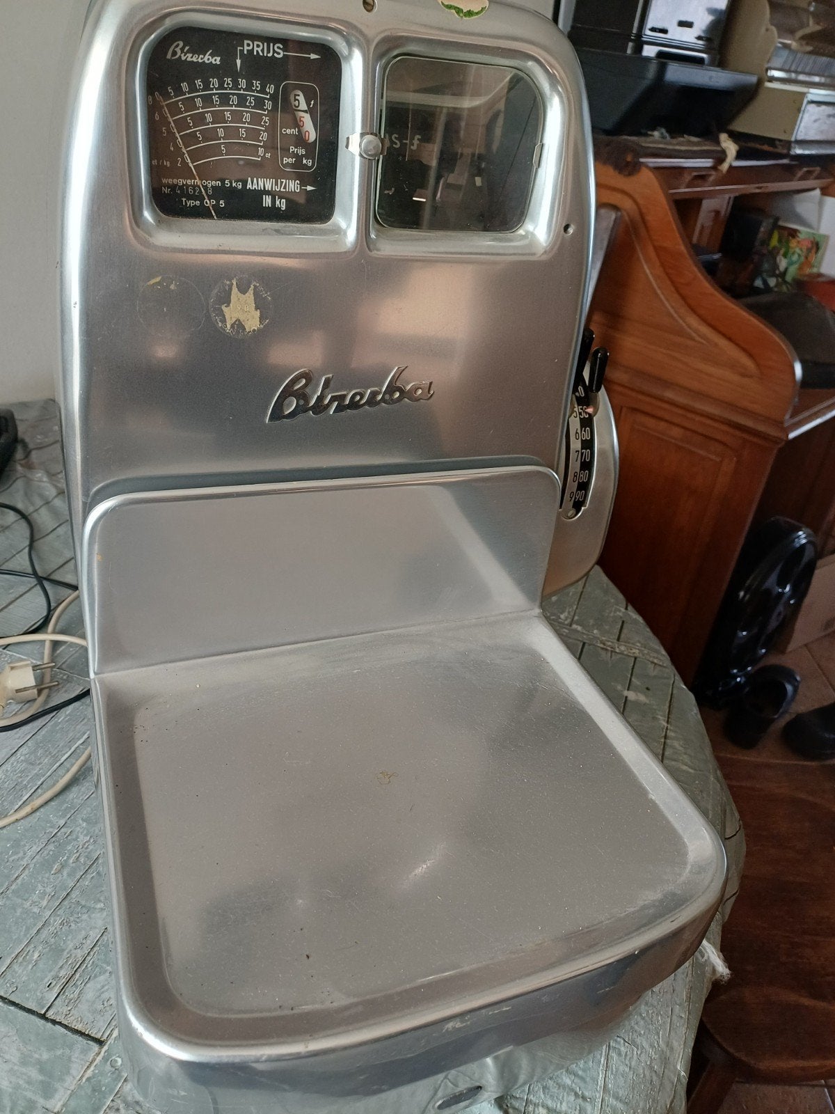Vintage Bizerba Winkelweegschaal - Type GP 5, Witgoed en Apparatuur, Weegschalen, Winkelweegschaal, Analoog, Ophalen of Verzenden