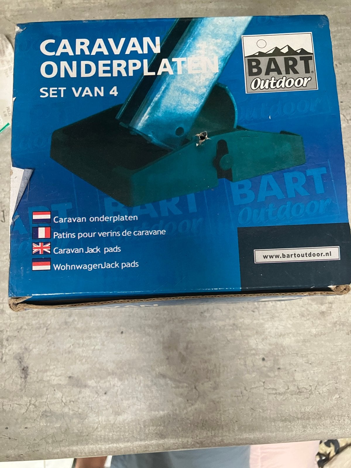 Nieuwe Bart Outdoor Caravan Onderplaten Set van 4, Ophalen of Verzenden, Nieuw