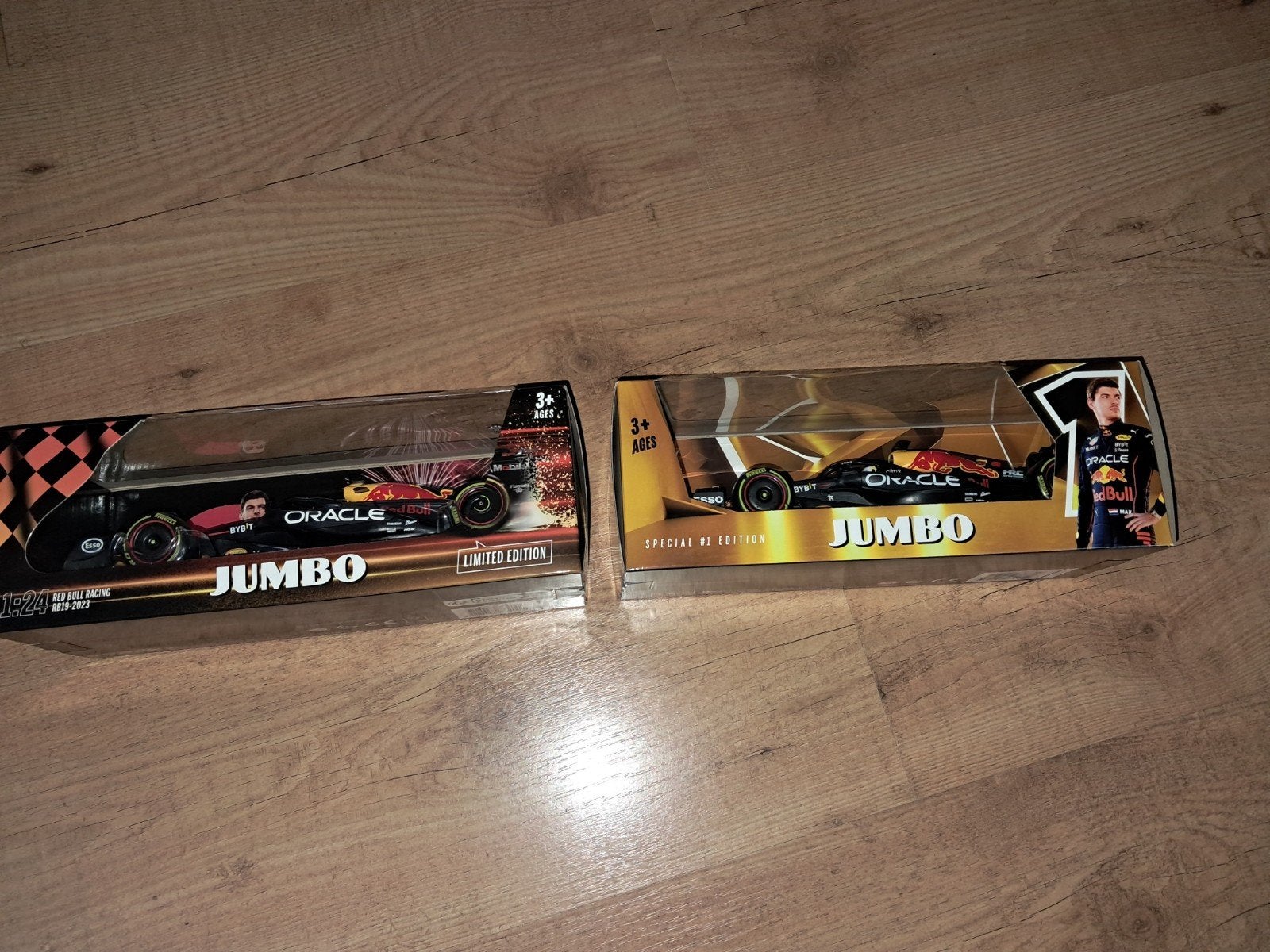 Red Bull Racing F1 modelauto's - Max Verstappen Jumbo actie, Ophalen of Verzenden, Zo goed als nieuw