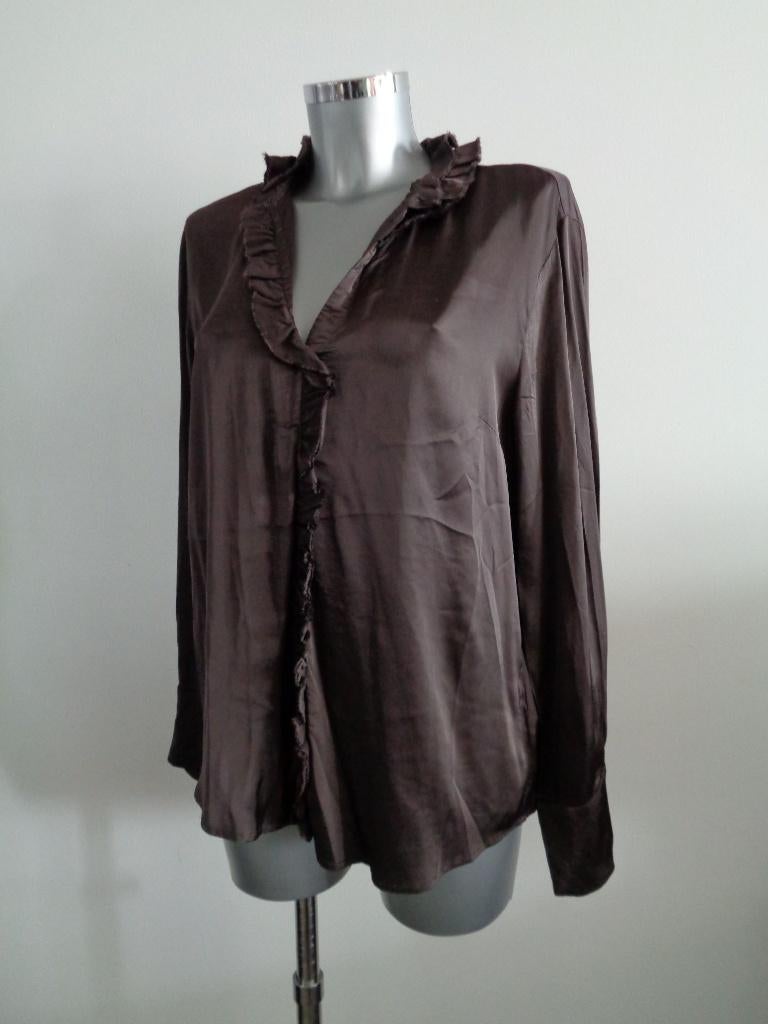 GUSTAV viscose blouse maat 38 Nieuw, Maat 38/40 (M), Bruin, Gustav, Nieuw