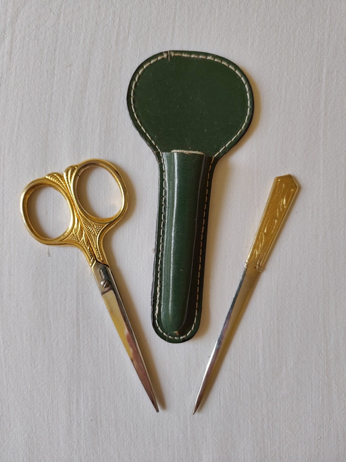 Bureauset met brievenopener en borduurschaar, Diversen, Ophalen of Verzenden