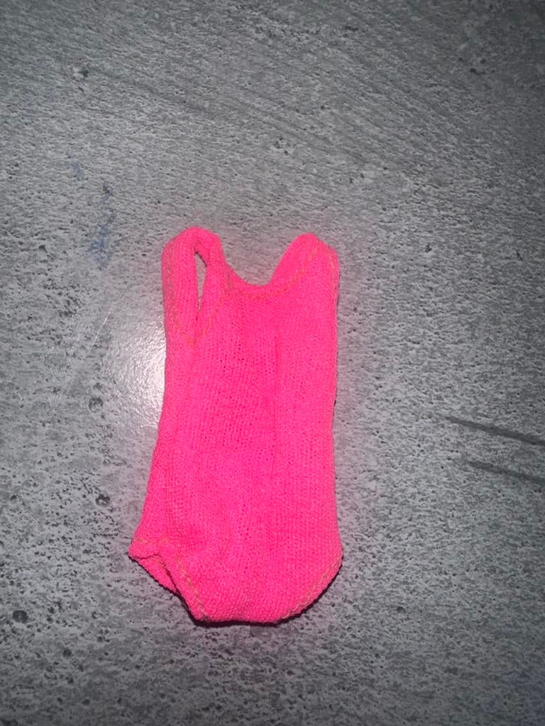 704 Vintage Barbie Badpak - Roze, Ophalen of Verzenden, Zo goed als nieuw