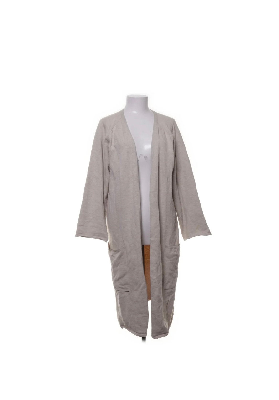 Humanoid beige lang vest maat M katoen & stretch oversized, Ophalen of Verzenden, Zo goed als nieuw, Maat 38/40 (M), Beige