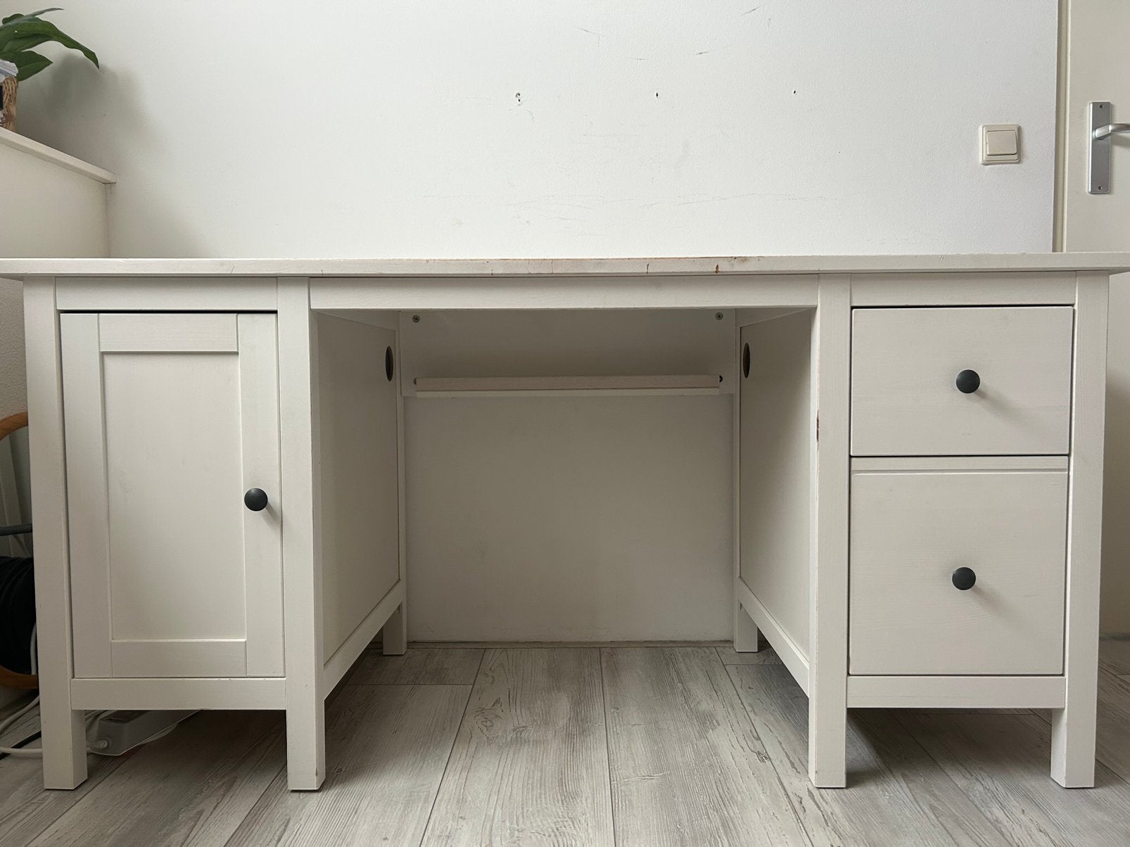 Ikea Hemnes bureau wit, Ophalen, Hout, Zo goed als nieuw, IKEA
