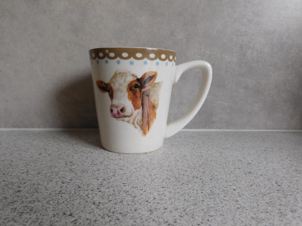 Senseo Mok Happy Cows JET by ter Steege, Ophalen of Verzenden, Zo goed als nieuw, Overige stijlen, Kop(pen) en/of Schotel(s)