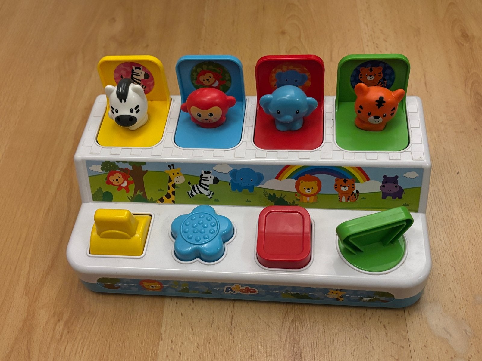 Leuk pop-up speelgoed met dieren voor baby's en peuters, Ophalen of Verzenden, Gebruikt, Overige typen