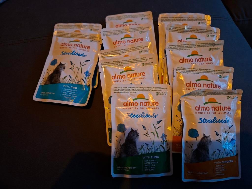 Almo nature natvoer sterilised, Ophalen, Kat