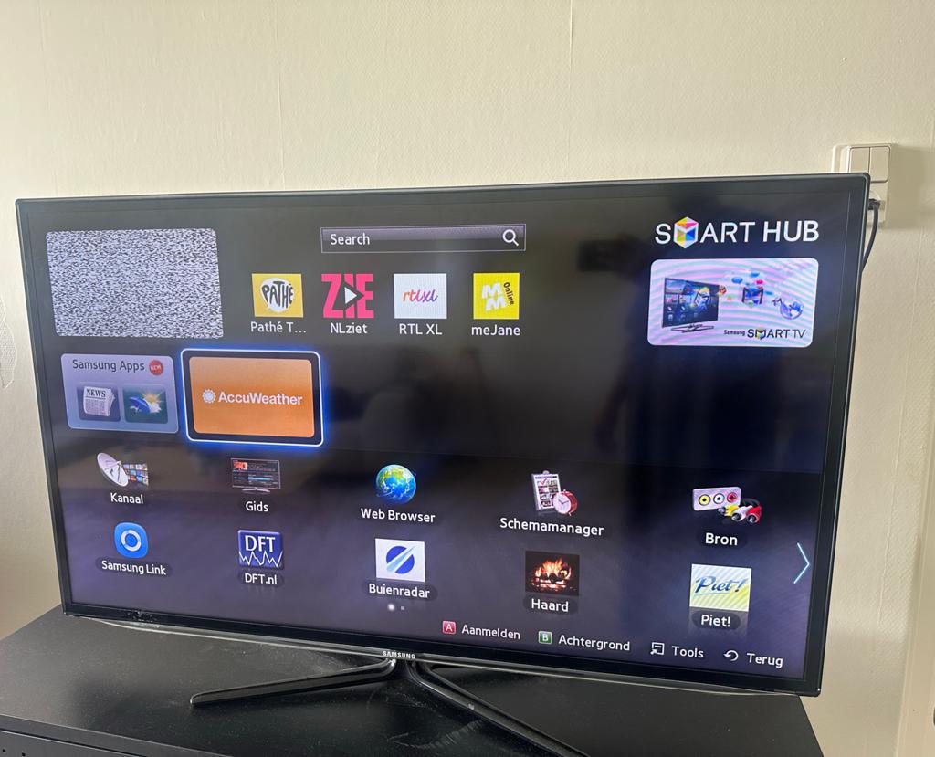 Samsung Smart TV 46 inch Full HD LED UE46ES6530, Ophalen, 100 Hz, Samsung, 100 cm of meer