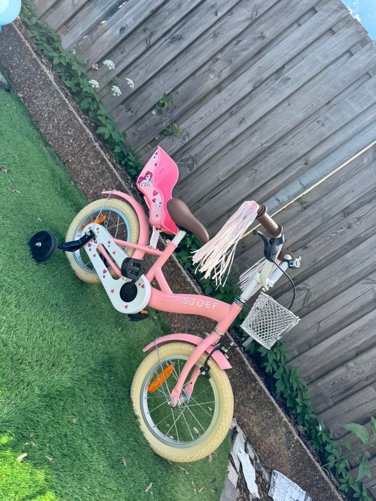 Sjoef Dolly kinderfiets Meisjesfiets 14 inch, Fietsen en Brommers, Fietsen | Kinderfietsjes, Ophalen of Verzenden, Minder dan 16 inch