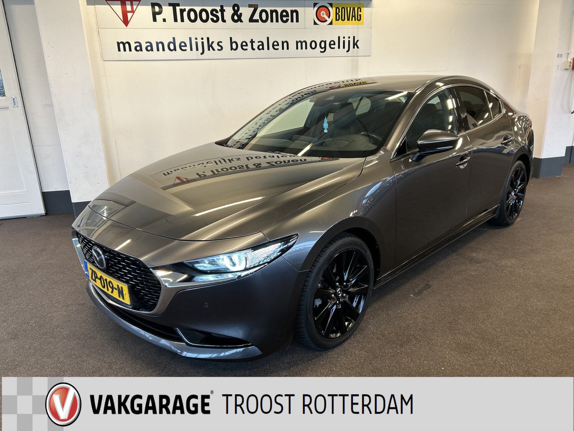 Mazda 3 2.0 e-SkyActiv-G M Hybrid 122 Luxury | Adaptieve cru, Auto's, Voorwielaandrijving, Gebruikt, 4 cilinders, Met garantie (alle)