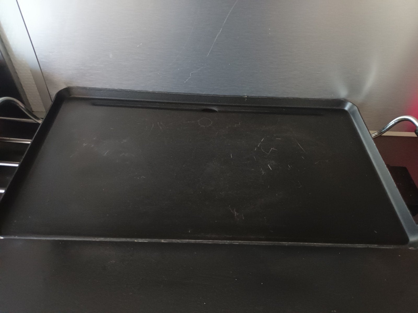 Elektrische kookplaat / grillplaat, Witgoed en Apparatuur, Gebruikt, 3 kookzones of minder, Ophalen of Verzenden, Vrijstaand