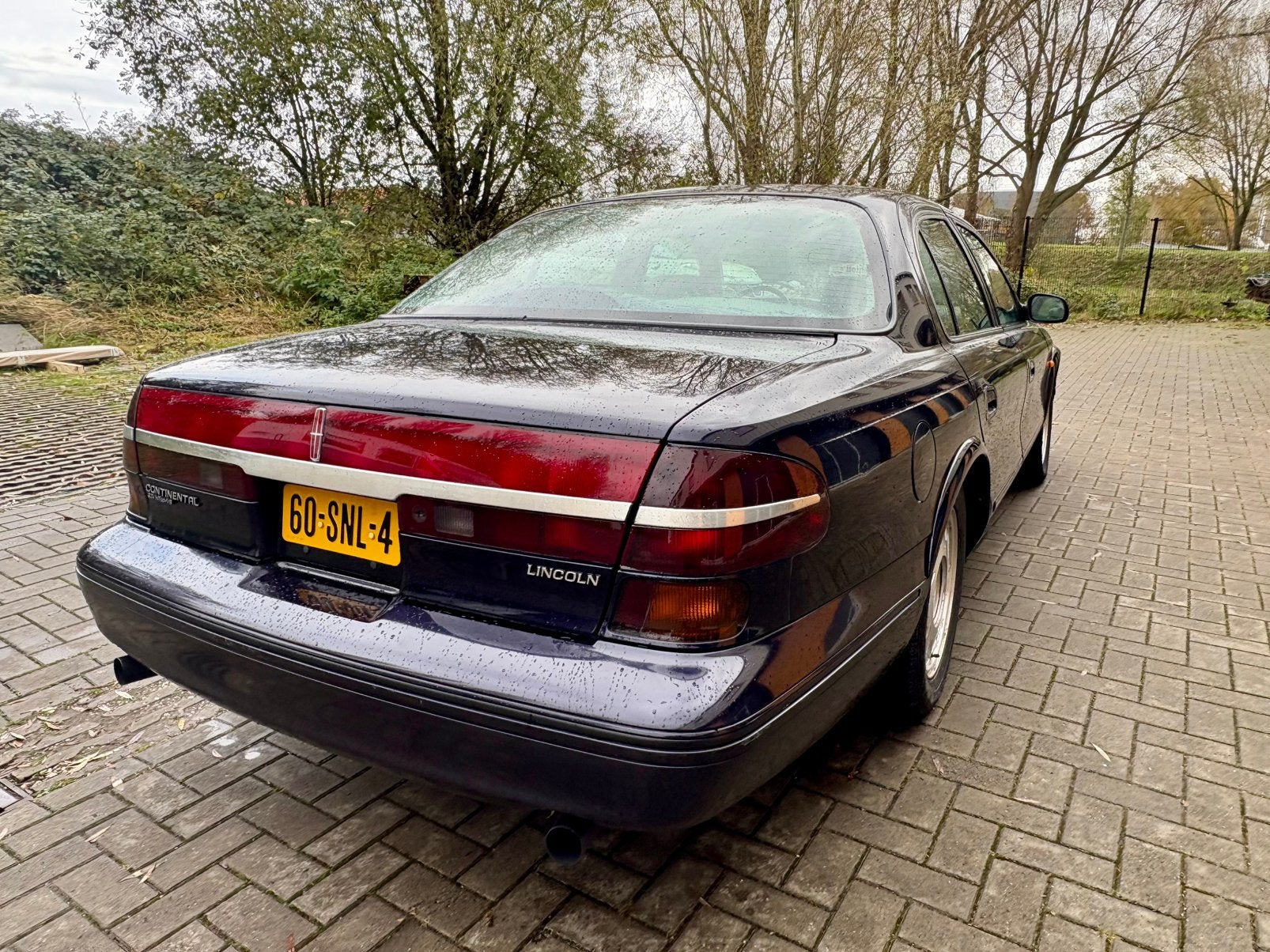 Lincoln Continental 4.6 V8 32V automaat – 1996 – Japans –, Auto's, 1741 kg, Leder, Grijs, Particulier
