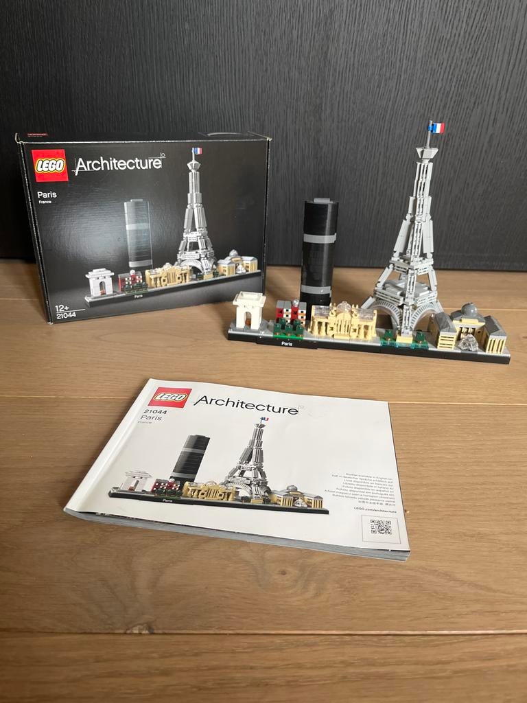 Lego Architecture 21044 Parijs - Complete set met doos, Compleet, Lego, Architecture, Ophalen of Verzenden
