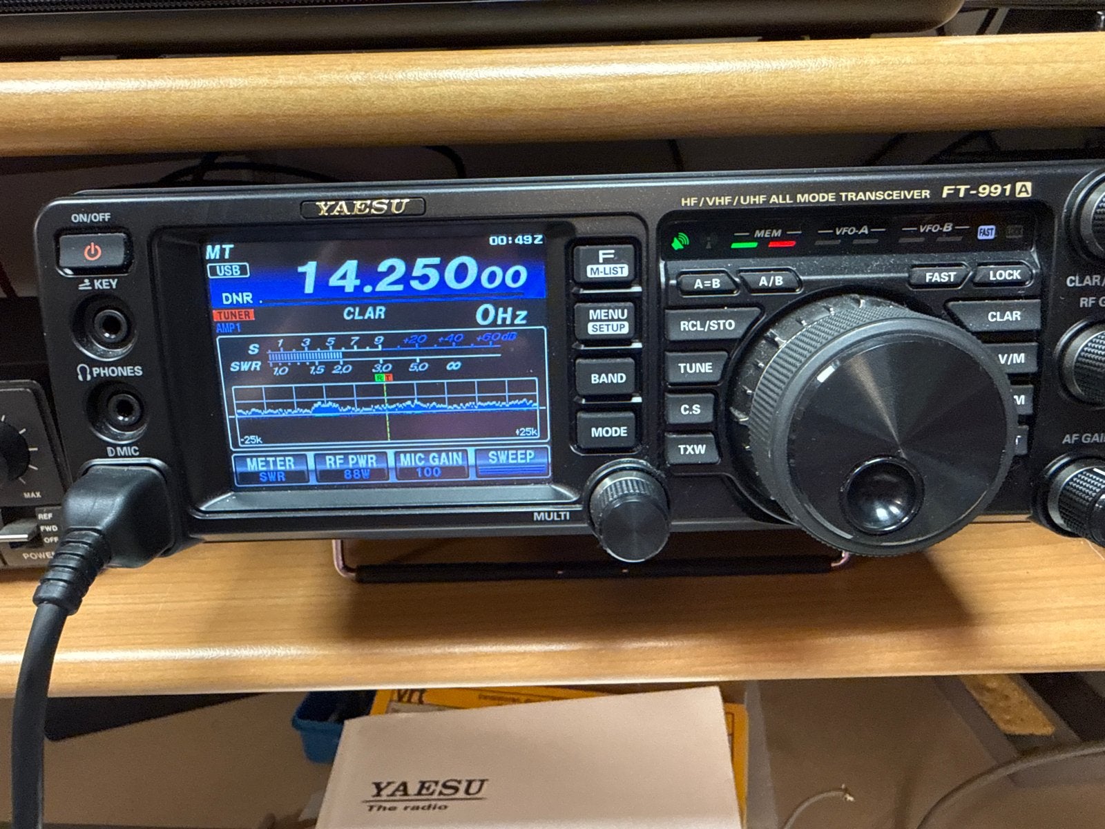 Yaesu FT-991A HF/VHF/UHF All Mode Transceiver, Ophalen of Verzenden, Zo goed als nieuw, Zender en Ontvanger