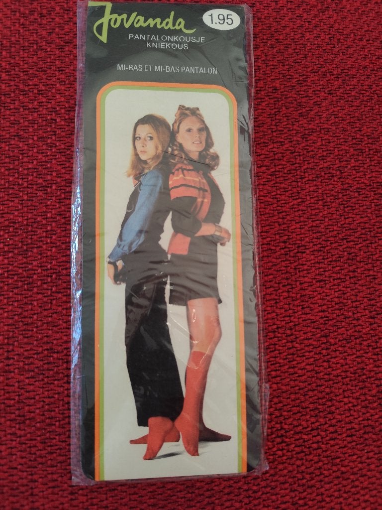 VINTAGE VERPAKKING JOVANDA KNIEKOUSJES 1960/1970, Ophalen of Verzenden, Nieuw