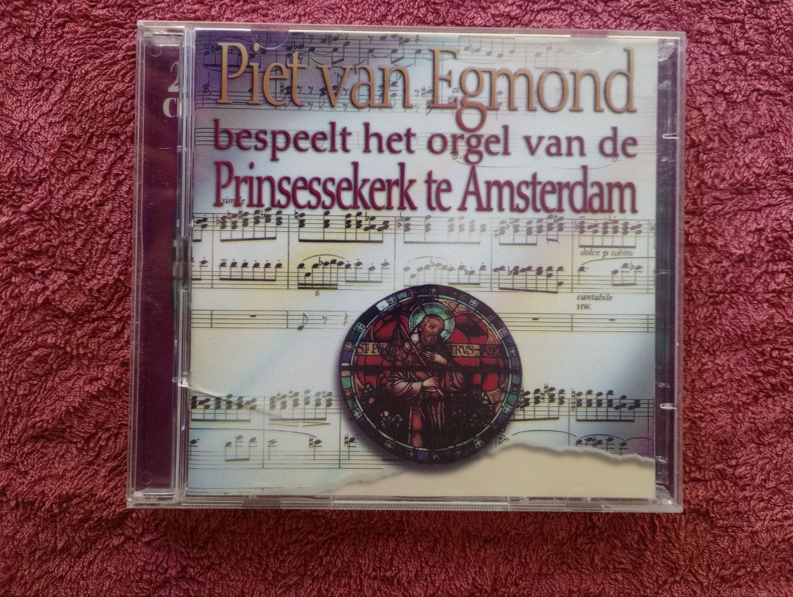 Piet van Egmond orgel van de Prinsessekerk te Amsterdam 2CD, Ophalen of Verzenden, Romantiek, Gebruikt, Overige typen