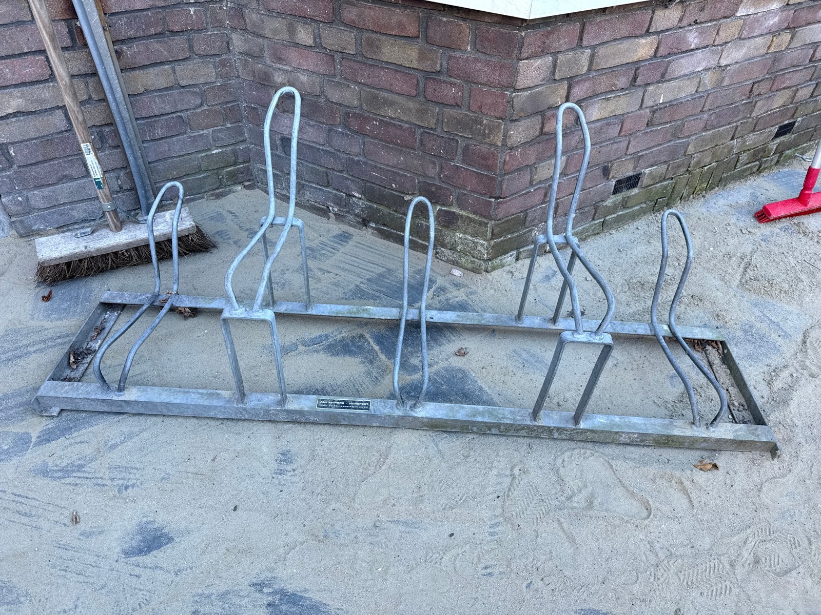 Stevige fietsenrek voor 5 fietsen - Jan Kuipers Nunspeet, Ophalen, Gebruikt