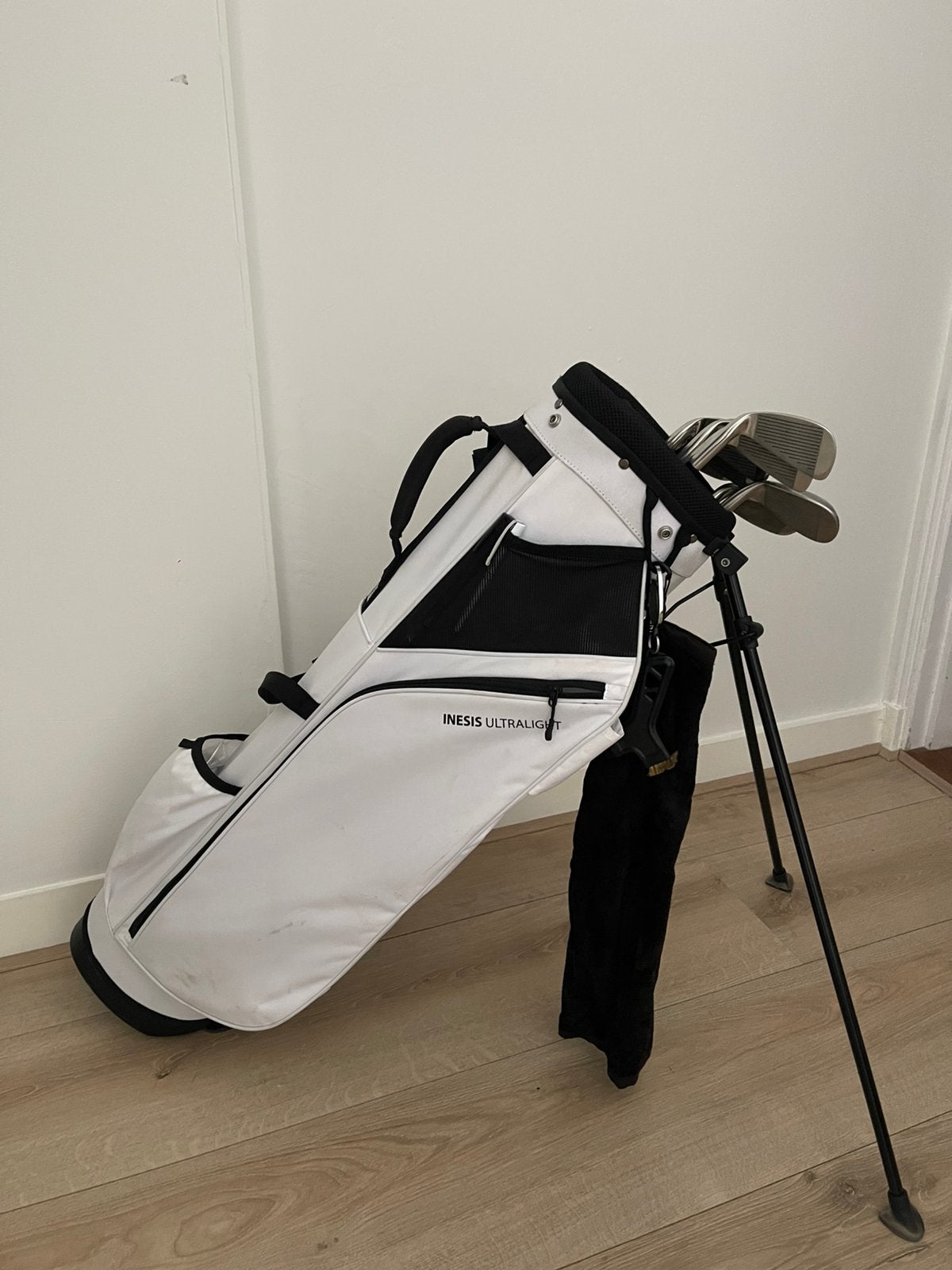 Volledig mizuno ijzerset + sw en golftas, Ophalen, Zo goed als nieuw, Set, Mizuno